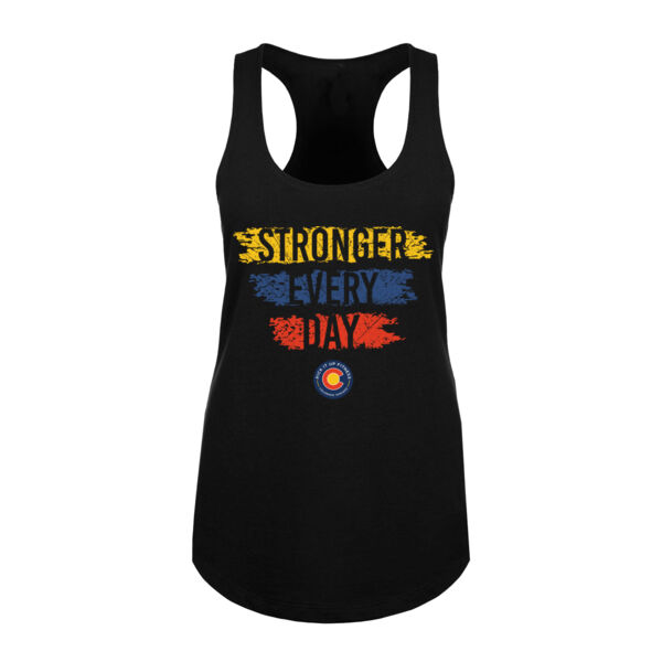 STRONGER EVERY DAY - WOMEN'S FITTED TANK - $THSWL3$ Thumbnail