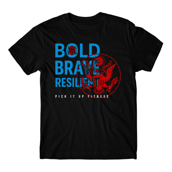 BOLD BRAVE RESILIENT - T-SHIRT - $6AGNNS$ Thumbnail